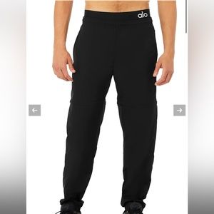 Alo - CONVERTIBLE TRACK PANT size medium never worn